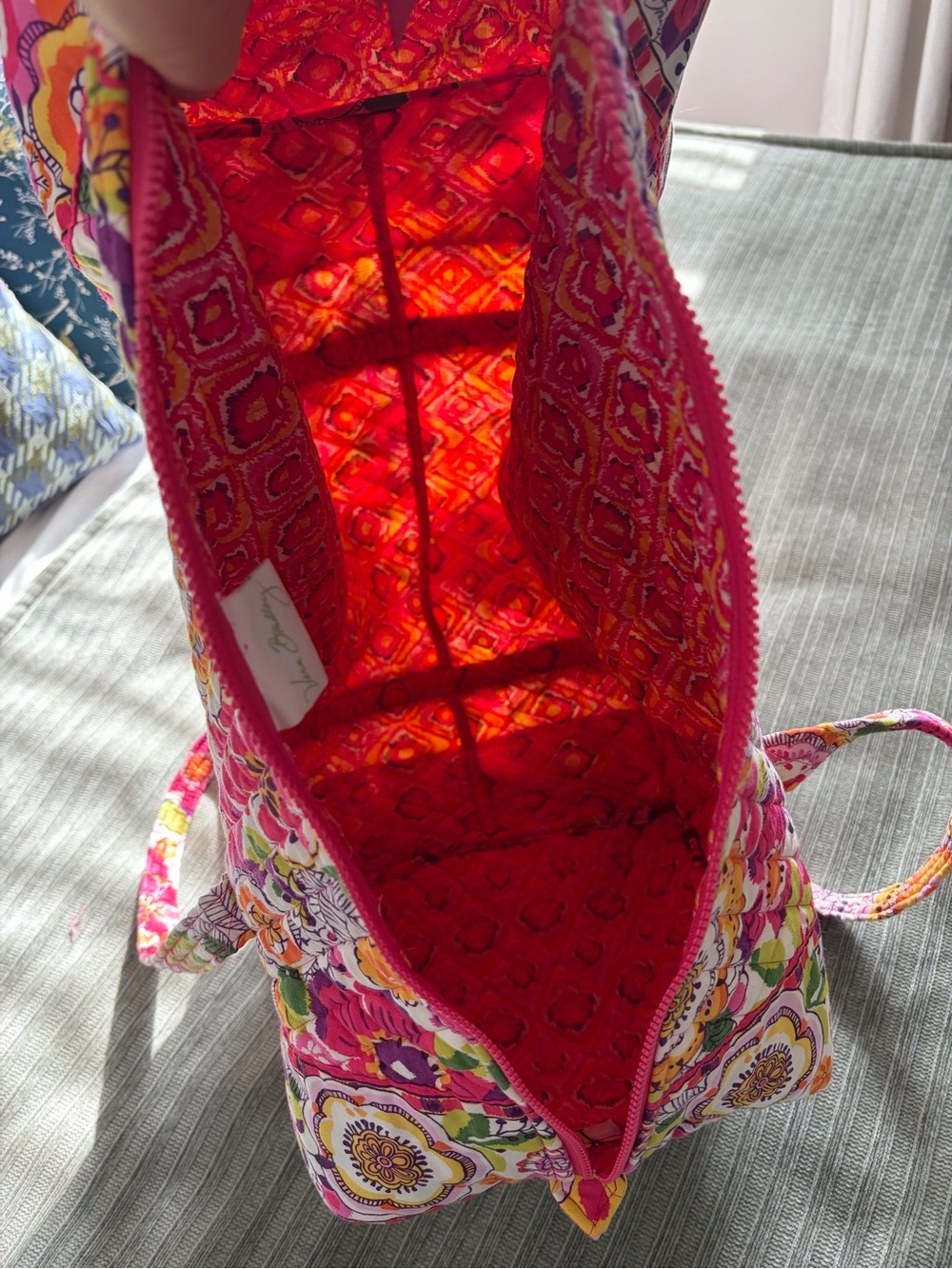 Vera Bradley Floral Quilted Weekender Duffle Bag - Picture 8 of 14